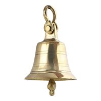 Cloche marine murale Adiba en laiton antique, patriotisme nautique, décoration nautique pour la maison, moulage artisanal, découpe à la presse