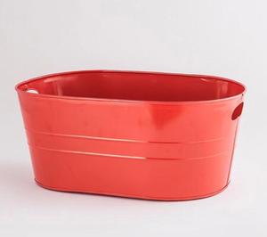 Ensemble de cinq seaux à glace classiques de luxe 3L en métal personnalisés pour boissons et fêtes - Product Image 2