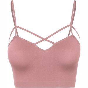 Logotipo personalizado Mujeres Ropa de fitness Yoga Sujetador deportivo Ropa de gimnasio Ropa de entrenamiento Sujetador deportivo atlético para mujeres - Product Image 2