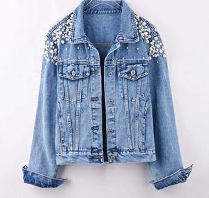 Nouvelle arrivée 2024 Veste en jean élégante fabriquée avec des matériaux de haute qualité disponibles à des prix raisonnables Veste en jean - Product Image 1