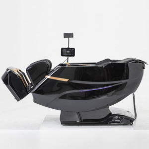 Nouveau fauteuil de massage intelligent portable 4D à gravité zéro en cuir ABS+PU, avec support pour téléphone portable, écran LCD et Bluetooth - Product Image 5