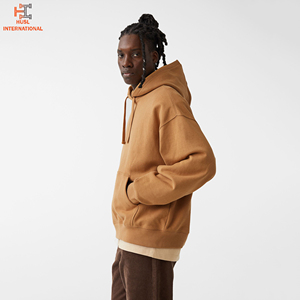 Nuevas tendencias en sudaderas con capucha para hombre, estilo vintage, con lavado ácido, extragrandes, lisas, con efecto desgastado por el sol, desgastadas, de corte holgado, sin estampado, con efecto agrietado y desgastado. - Product Image 5