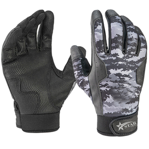 Gants de frappe de baseball en cuir véritable respirants pour hommes - Design personnalisable, support de poignet durable, toutes tailles disponibles, haute qualité - Product Image 4