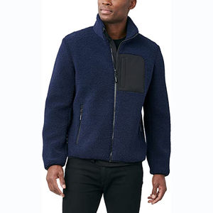 Recién llegado, chaqueta de concha suave de invierno grueso de forro polar para hombre, diseño superior personalizado, OEM, ODM, precio bajo de fábrica con cuello levantado - Product Image 6
