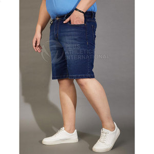 Shorts en jean pour hommes Slim Fit avec détails de déchirure et tissu doux pour le confort par temps chaud Shorts en jean de style robuste pour hommes - Product Image 6