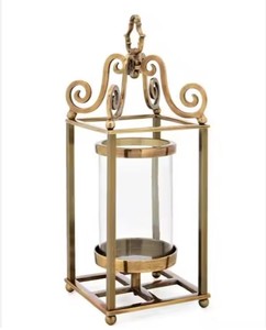 Vela de espejo de nuevo diseño, linterna colgante, oro pulido, acero inoxidable, cristal colgante decorativo, boda india, decoración del hogar - Product Image 2