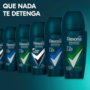 Déodorant Roll-On Rexona Protection Avancée pour Hommes Quantum Dry 72h 50ml Pack de 6 - Product Image 4