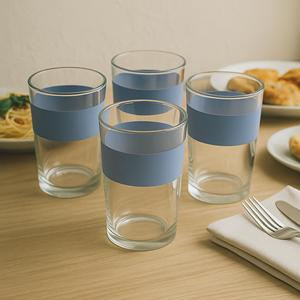 Set di pentole da 5 pezzi (2 pentole con coperchi + casseruola) in acciaio inox con rivestimento + Set di 4 bicchieri da 0,5L NOIA San Ignacio - Product Image 6