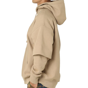 Meilleur design personnalisé, vente chaude, sweat à capuche pour homme, vente en gros, design personnalisé, pull uni, couleur unie, 100% coton, écologique - Product Image 4