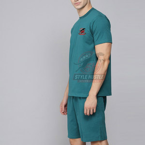 Conjunto de Verano para Hombre, Ropa Casual Urbana, Hecha de Algodón Transpirable, Diseño de Logotipo Personalizado - Product Image 3