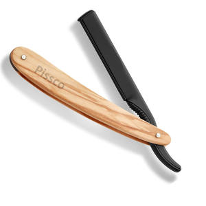 Navaja de barbero de filo recto para hombre, para cortar y afeitar la barba, navaja de afeitar individual para hombre, fabricada por Pissco Pakistán - Product Image 2