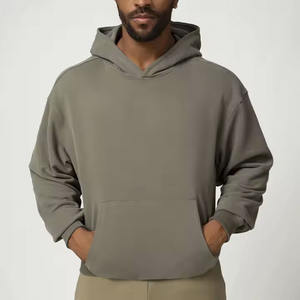 Sweats à capuche personnalisés de haute qualité pour hommes Streetwear Pulls en coton épais Sweatshirts à capuche pour hommes - Product Image 1