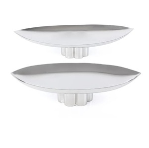 Bandeja de Servicio Multiusos de Metal para Desayuno, Forma Personalizada, Acabado Dorado, Bandeja de Servicio para Fiestas, Artículo Decorativo - Product Image 6