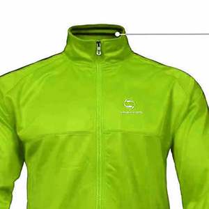 Conjunto de chándal de 2 piezas con cremallera completa cómodo informal para hombre, diseño atlético con cuello levantado para correr en invierno, deportes ecológicos - Product Image 1