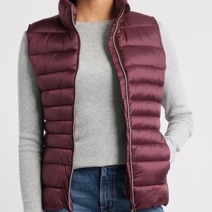 Chaleco de Invierno de Alta Calidad con Bolsillo con Cremallera, Chaqueta sin Mangas de Algodón, Chaleco Acolchado Personalizado para Hombre con Logotipo Personalizado - Product Image 2