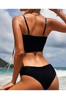 Vente en gros de maillots de bain pour femmes, ensemble bikini 2 pièces, séchage rapide, respirant, polyamide, imprimé numérique perlé, fabriqué en Turquie, personnalisation OEM