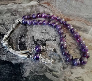 Tasbih de Resina, Mala de Lujo, Hecha a Mano, Cuentas de Oración Islámicas, Poder para Regalo, Meditación y Adoración, Tradebyd - Product Image 3