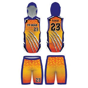 Nuevo Diseño de Uniformes de Fútbol Americano 7v7, la Mejor Calidad, Transpirables, Impresión Digital, Talla Personalizada, Unisex, OEM, Talla Grande, Secado Rápido, 100% Poliéster - Product Image 4