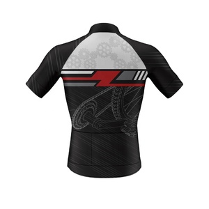 เสื้อจักรยานสำหรับผู้ใหญ่รุ่นล่าสุด ระบายอากาศได้ดี น้ำหนักเบา ผ้าสแปนเด็กซ์/โพลีเอสเตอร์ ป้องกันแบคทีเรีย เป็นมิตรกับสิ่งแวดล้อม พร้อมสกรีนโลโก้ทีมตามสั่ง - Product Image 2