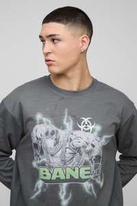 Nueva llegada de alta calidad básica Regular Fit Bane licencia impresión sudadera hombres sudadera personalizada mezcla de algodón sudadera - Product Image 3