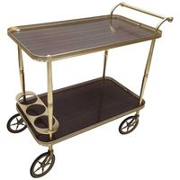 Mini chariot de service pour hôtel et restaurant chariot décoratif et élégant avec roue facile à transporter article de décoration pour la maison