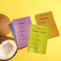 Cartes à jouer personnalisées en papier écologique Outils d'apprentissage éducatifs amusants pour les enfants Braille Musique Chant Flashcards