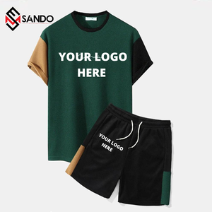 กางเกงขาสั้นออกกำลังกายสำหรับผู้ชายผ้าฝ้ายระบายอากาศพิมพ์ลายโลโก้ตามสั่งสำหรับฤดูร้อน - Product Image 3