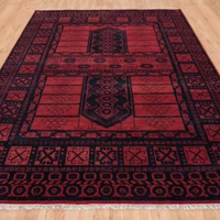 Handgemachte antike hohe türkische Oushak Wolle Teppich Rotwein chinesische Art Deco Blumen für Wohnbereich 8x10 10x14 12x15 Enthält Sets