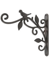 Soporte de estante antiguo de alta calidad con aspecto vintage de hierro fundido de proveedor de confianza y rústico acabado negro - Product Image 5