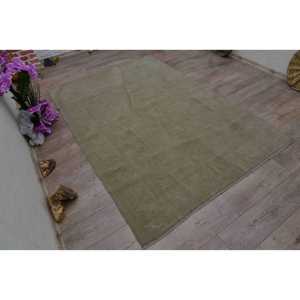 พรมวินเทจสไตล์ตุรกี ขนาด 5.2x7.6 ฟุต สีเบจ-น้ำตาล ลายต้นไม้และพืช - Product Image 2