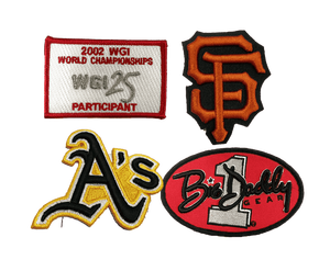 Écusson de broderie feuilletée 3D personnalisé insigne de broderie en mousse de tissu sergé - Product Image 6