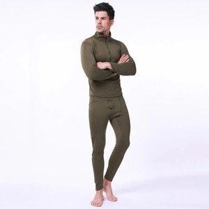 Calzoncillos largos de invierno para hombre, ropa interior térmica de secado rápido con lana merino, transpirable, deportiva, de secado rápido para hombre - Product Image 4
