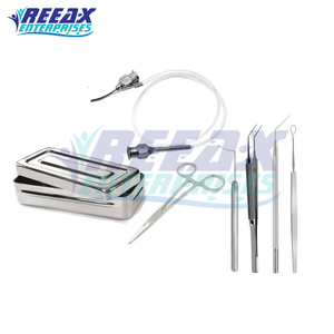 Reeax ชุดผ่าตัดโรคตาขนาดเล็กเครื่องมืออเนกประสงค์ด้ามจับสแตนเลส - Product Image 6