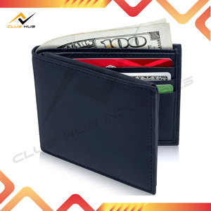 Genuine Leather Minimalist Bifold <b>Wallet</b> for <b>Men</b>-Durable RFID Blocking <b>Slim</b> Design with Customizable Color & Logo - Product Image 3