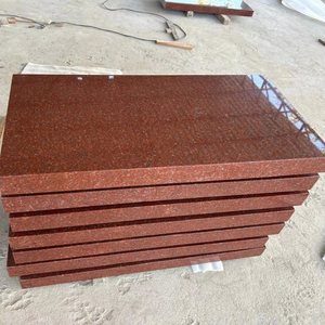 Escaleras pulidas industriales de granito rojo imperial, elevadores de peldaños, escaleras de piedra india para interiores y exteriores, templos, monumentos, parques, FOB - Product Image 4