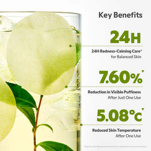 แผ่นชาเขียวมัทฉะสำหรับใช้กับผิวหน้า - Product Image 6