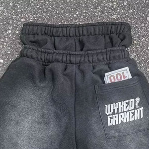 Custom Logo Solid Pattern Worsted <b>Fabric</b> <b>Nylon</b>/<b>Cotton</b> Plus Size Summer Men's Printed Shorts - Product Image 5