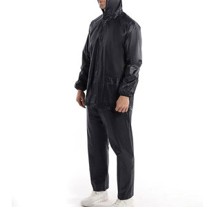 Meilleures ventes Veste de pluie respirante à capuche et à col montant pour hommes avec matériau en polyester/coton de style High Street Services OEM - Product Image 3