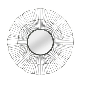 Miroir mural moderne en métal doré de qualité supérieure Décoration intérieure créative pour dressing - Product Image 3