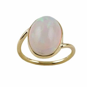 Offre Spéciale plaqué or 925 argent sterling opale pierres précieuses alliance bague cadeau pour bijoux cadeau de mariage - Product Image 1