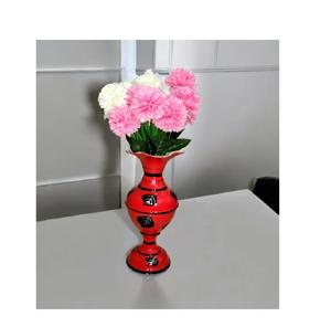 Handmade Shiny Polished Metal Flower <b>Vase</b> Decorative Handcrafted Metal Flower Pots for Weddings & Parties - Product Image 5