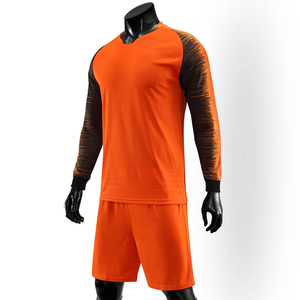 Camiseta de fútbol de manga larga personalizada sublimación ropa de fútbol 100% poliéster de secado rápido camiseta de fútbol - Product Image 5