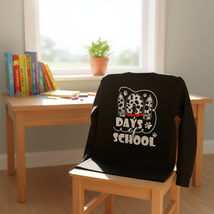 Maglietta promozionale a maniche lunghe 101 Days of School Dog 100 Days Smarter - Product Image 3