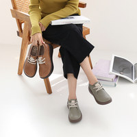 [JSHOE] Chaussures décontractées pour femmes, en cuir d'agneau véritable fait main, confortables, plateforme de 5,5 cm, chaussures de marche