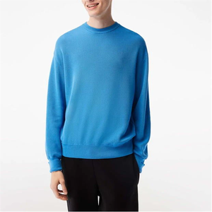 สเวตเชิ้ตลำลองธรรมดาใส่ได้ทุกเพศ, สเวตเชิ้ตคอกลมผ้าฝ้ายน้ำหนักเบาสวมใส่ได้ทุกวัน - Product Image 5