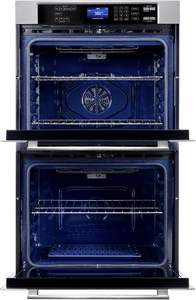 LISTO PARA ENVIAR Horno Eléctrico Doble de Pared, Verdadera Convección, Porcelana Azul, Autolimpieza en Acero Inoxidable. - Product Image 3