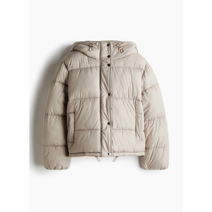 Veste d'hiver pour femme, style tendance 2026, logo personnalisé, rembourrage gonflé, capuche, coupe-vent, respirante, rembourrage gonflé, OEM - Product Image 1