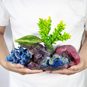 12.59 pouces grande taille de décoration et d'ornements d'aquarium en résine, réservoir d'aquarium coraux en polyrésine et récif 40cm <span class=keywords><strong>50</strong></span> réservoir d'aquarium - Product Image 3