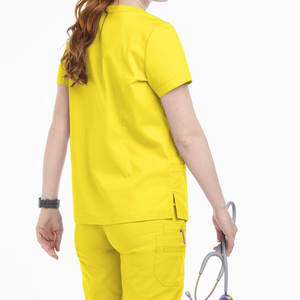 Ensemble d'uniformes médicaux unisexes de haute qualité, vêtements d'hôpital imprimés à la mode, bon matériau, uniformes médicaux en gros, prix de gros - Product Image 3