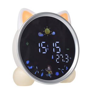 Nuevo reloj <span class=keywords><strong>de</strong></span> luz nocturna <span class=keywords><strong>de</strong></span> ruido blanco <span class=keywords><strong>de</strong></span> <span class=keywords><strong>5</strong></span> colores <span class=keywords><strong>de</strong></span> fábrica, alarma LED <span class=keywords><strong>para</strong></span> niños pequeños, bonito reloj <span class=keywords><strong>de</strong></span> entrenamiento <span class=keywords><strong>para</strong></span> <span class=keywords><strong>dormir</strong></span>, regalo <span class=keywords><strong>para</strong></span> niños y niñas, dormitorio - Product Image 2